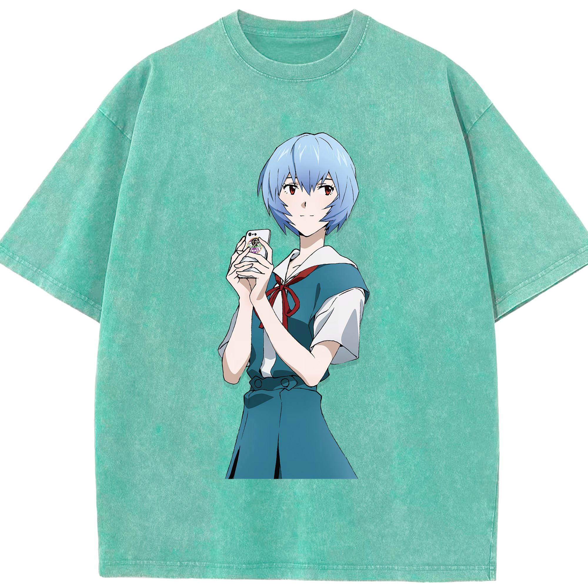 （画像用） EVA 新世紀エヴァンゲリオン 綿100% ヴィンテージ風 半袖Tシャツ（フロントプリント）